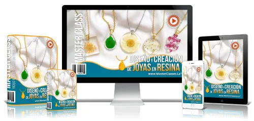 DISEÑO Y CREACIÓN DE JOYAS EN RESINA