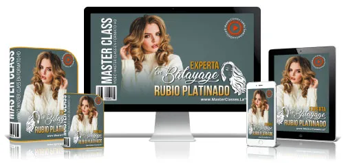 EXPERTA EN BALAYAGE RUBIO PLATINADO